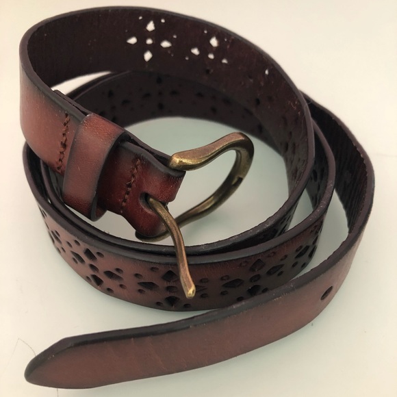 Vintage Accessories - Vintage | Western brown leather belt
